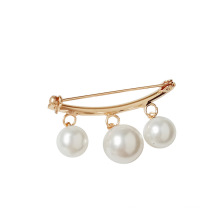 Shangjie OEM broche Pearl anti-glare women brooches pins suit hair brooch bridal coat brooches